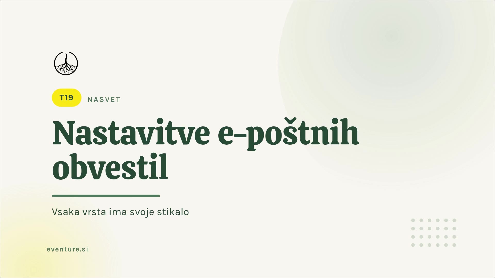 Nasvet: izberi, katera e-pošta ti prihaja